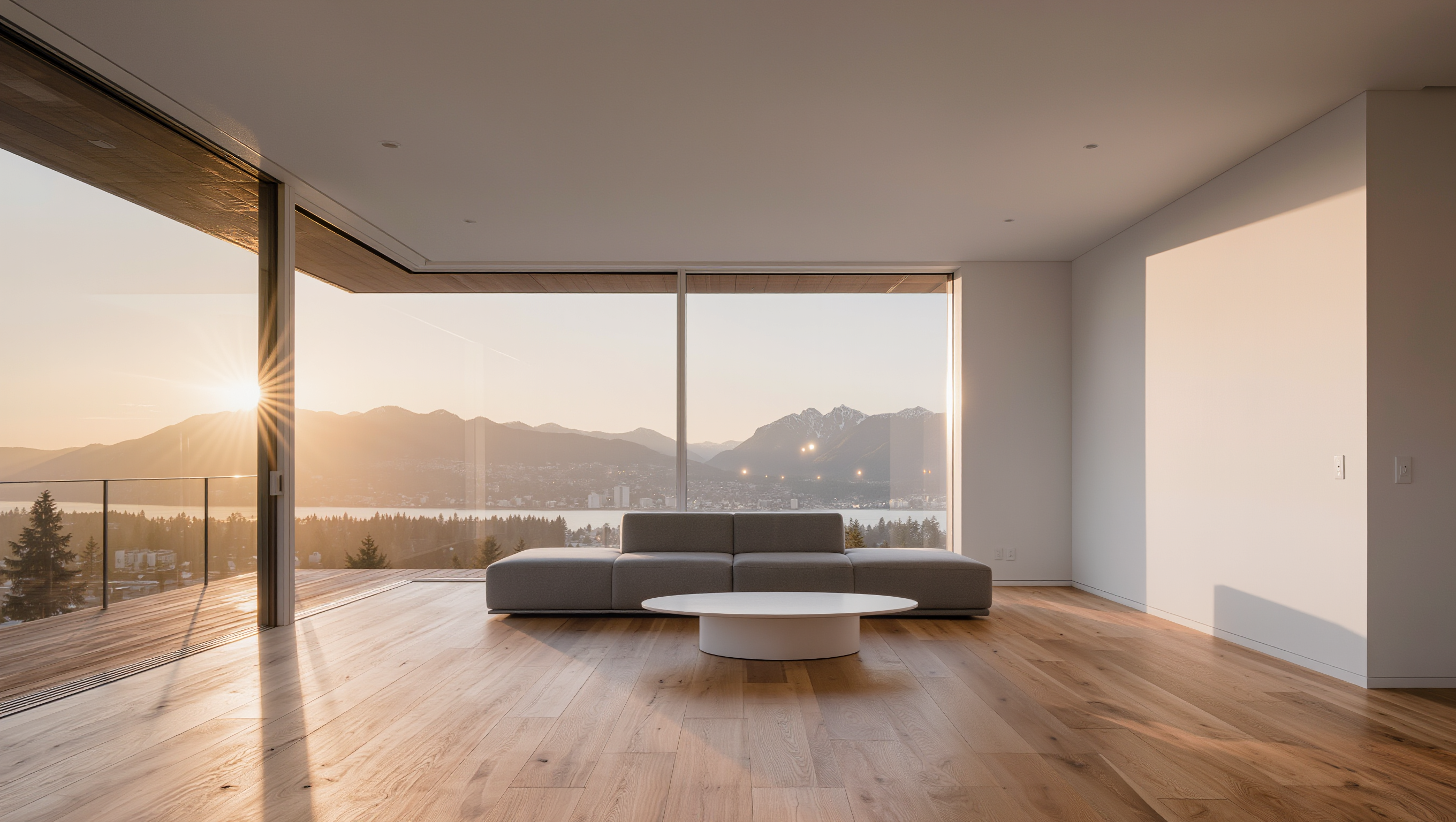 Minimalist Vancouver property interior